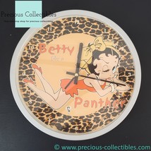 Extremely Rare! Vintage Betty Boop as a panther wall clock - £156.36 GBP