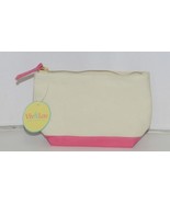 Viv and Lou M715VLHTPK Pink Sullivan Collection Canvas Cosmetic Bag - £10.38 GBP