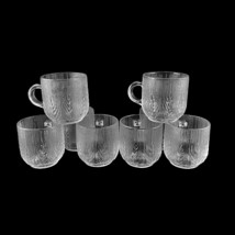Frosted Arcoroc Country Wheat Punch Bowl Cups/Coffee Cup Set Of 8 Vintag... - £23.15 GBP