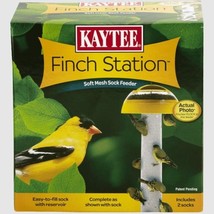 Kaytee Finch Station Sock Feeder 6in. Diameter x 21in. Tall Food Wild Birds NEW - £13.42 GBP