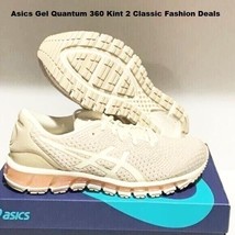 Asics woman’s gel quantum 360 knit 2 birch feather grey size 9.5 us - £134.31 GBP