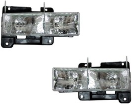 Headlights For Chevy Truck 1990 1991 1992 1993 1994 1995 1996 1997 1998 Pair - £72.30 GBP