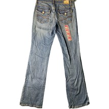 New lei Womens Size 5 Long Chelsea Low Rise Flap Back Pockets Jeans Deni... - $17.81