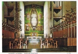 Coventry England Postcard Coventry Cathedral Choir and Sanctuary - $2.16