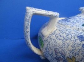 Spode Wildflower 4 1/2 X 8 1/2&quot; Overall Blue Wildflower Vintage Teapot R... - $89.00