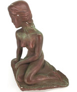 21&quot;  Large 1965 Mermaid Chalkware Sculpture Copenhagen Statue Eriksen Style - £392.39 GBP