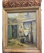 Dutch Country Painting J.C. Van Wassenaar Listed Artist 20.5&quot; x 24&quot; canvas - £306.87 GBP