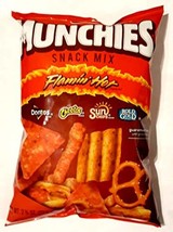 Munchies Snack Mix Flamin&#39; Hot 2 3/4 oz Pack of 12 - £22.29 GBP