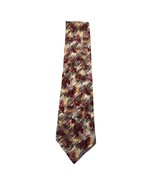 J Ferrar Mens Tie Multicolored Abstract Traditional Business Formal Silk... - $14.01