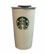 Starbucks 10 oz Ceramic Tumbler Classic White with Green Logo, 6&quot; Tall - $24.35 CAD
