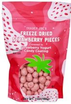 2-Pack Trader Joe&#39;s Freeze Dried Strawberry Pieces with Strawberry Yogur... - $23.51