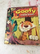 Vintage Children Stories Tell A Tale Books Whitman Goofy And The Tiger Hunt - $9.99