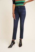 NWT AG STEVIE INDIGO EXCESS HIGH-RISE SLIM STRAIGHT ANKLE JEANS 31P - £85.99 GBP