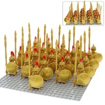 21pcs/set Medieval Spartan Army Heroes Warrior Soldiers of Rome Minifigures Toys - £25.76 GBP
