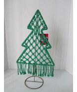 Ashland Macrame Green Christmas Tree NWT - $20.00
