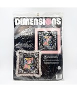 1990 Dimensions BLOSSOMS AND LACE Crewel Embroidery Kit #1379 Roses Pill... - £23.46 GBP