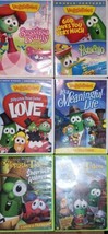 VeggieTales DVDs Lot of 6 Silly Little Thing Called Love Sheerluck Holmes - £23.35 GBP