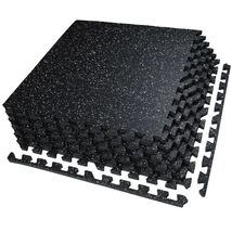 0.56in Thick 24 Sq Ft Rubber &amp; EVA Foam Exercise Mats - Heavy Duty Gym F... - $162.31