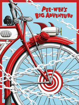 Pee-Wee&#39;s Big Adventure Dottie Movie Film Poster Giclee Print Art 18x24 Mondo - $94.99