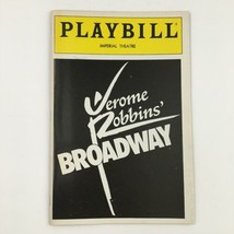 1989 Playbill Imperial Theatre Byron Goldman Present Jerome Robbins&#39; Broadway - $14.20