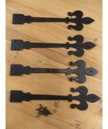 4 LARGE FAUX HINGES DUMMY HINGE GARAGE DOOR BARN GATE 16&quot; LONG  FLEUR DE... - $67.79 CAD