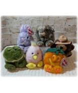 6 Vintage 1990s Swibco Puffkins Lot Chirps, Bumper, Lily, Jack, Nutty, B... - €20,58 EUR