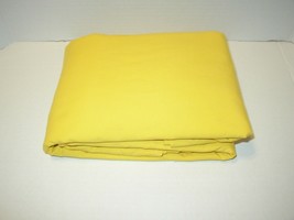 Ralph Lauren FULL FLAT SHEET 100% Cotton Solid Bright Yellow Blue Pony Label - $34.65