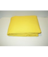 Ralph Lauren FULL FLAT SHEET 100% Cotton Solid Bright Yellow Blue Pony L... - £27.18 GBP