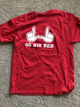 University of Utah Utes Shirt - Go Big Red - Size Large - £8.20 GBP