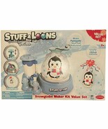 Stuffaloons Snowglobe Maker Kit Value Set Penguin &amp; Polar Bear Balloon C... - €15,18 EUR
