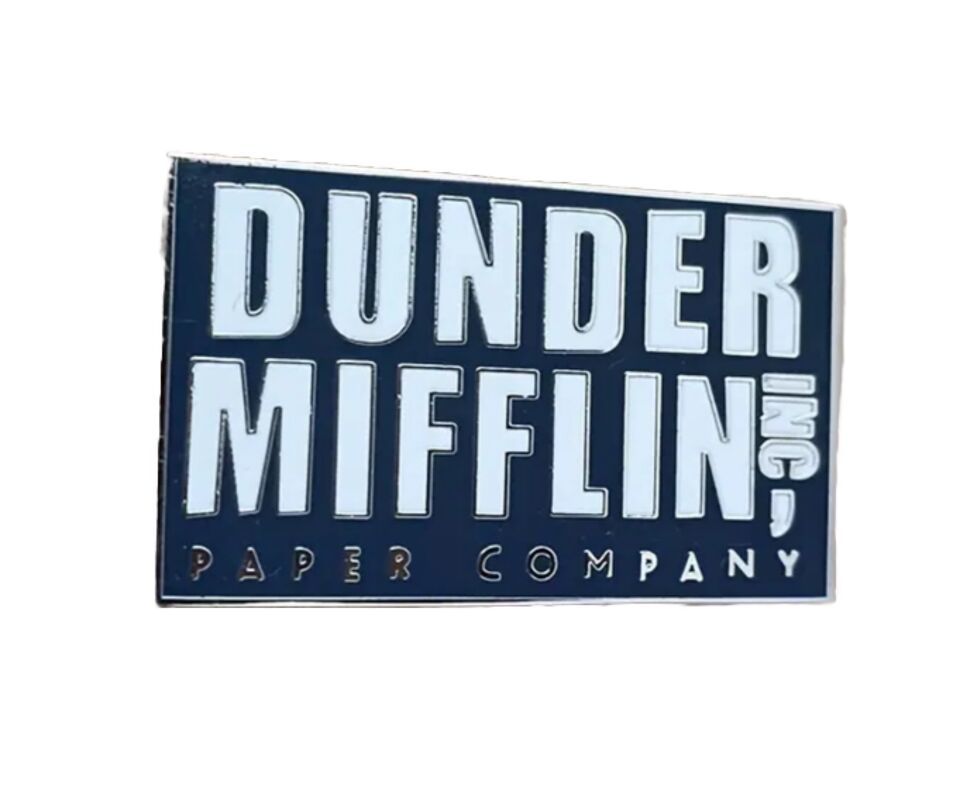 Dunder Mifflin, Inc. Paper Company - Enamel Pin The Office TV Show - New! - $5.50