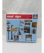 *New Open Box * Italeri Road Signs Miniature Kit 1:35 Scale - £13.07 GBP