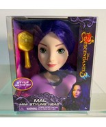 Disney Descendants 3~Mal Mini 6” Styling Head &amp; Brush~Style On-The-Go New - $376.79 MXN