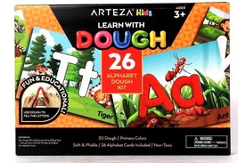 Arteza Kids Learn With Dough 26 Alphabet Dough Kit With 30 Primary Color Doughs - £21.23 GBP