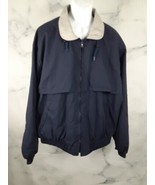 Vtg King Louie Union Made Blue Full Zip Jacket 2XL made USA - $529.28 MXN
