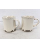 Pfaltzgraf Sand Drift Set of 2 Coffee Mugs Cups (2) - £6.99 GBP