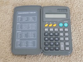 Basic Calculator w/Built in Conversion Table Cheat Sheet--FREE SHIPPING! - £7.83 GBP