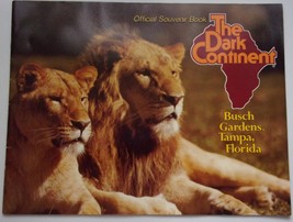 Vintage The Dark Continent Bush Gardens Florida Official Souvenir Book - $190.17 MXN