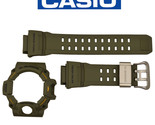 Genuine Casio G-Shock Original GW-9400-3  Watch Band &amp; Green Bezel Rubbe... - $109.95
