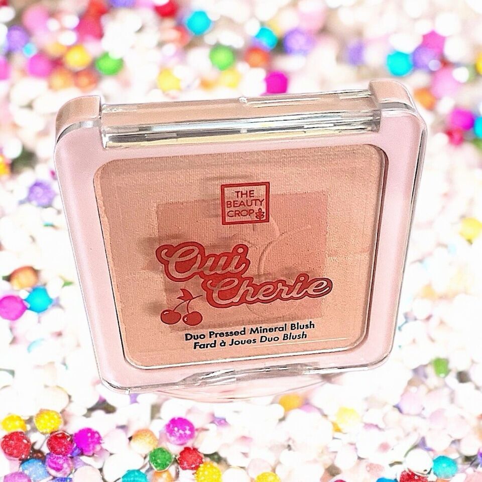 The Beauty Crop Oui Cherie Duo Pressed Mineral Blush In Peach Paris NWOB... - $14.10