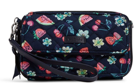 Vera Bradley Women&#39;s Cotton RFID All in One Crossbody Bag - £39.49 GBP