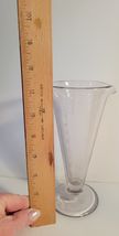 Glass Apothecary Measuring Beaker with Double Spouts Antique image 5