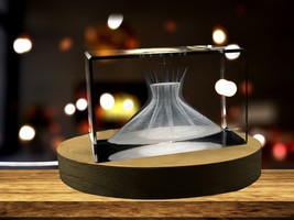 LED Base included | Metropolitan Cathedral of Brasília 3D Engraved Crystal Keeps - $22.09 - $220.98