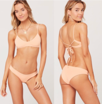 L*Space Swimwear Desert Rose Sandy Seamless Classic Bikini Bottom (M) Nwt - £54.35 GBP