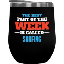 Make Your Mark Design The Best Part Is Surfing. Coffee &amp; Tea Gift Mug fo... - £21.71 GBP