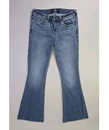 Hollister Womens Low Rise Flare Vintage Stretch Denim Jeans Size 6L 29x32 Blue - $336.62 MXN