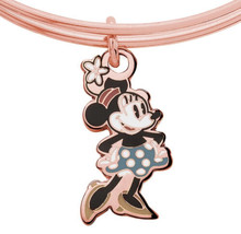 Alex and Ani Disney Parks Collection Bracelet Classic Minnie Mouse Rose Gold NEW - £31.64 GBP