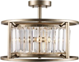 Trans Globe 70933 ASL Dapper - Three Light Semi-Flush Mount - $281.98