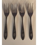 Amefa Stainless Inox Holland Lot of 4 Pastry Forks 5.25&quot; each - $14.73