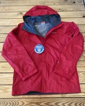 Columbia NWT $60 Men’s Full zip Hooded Waterproof Rain jacket size S Red T3 - £31.16 GBP